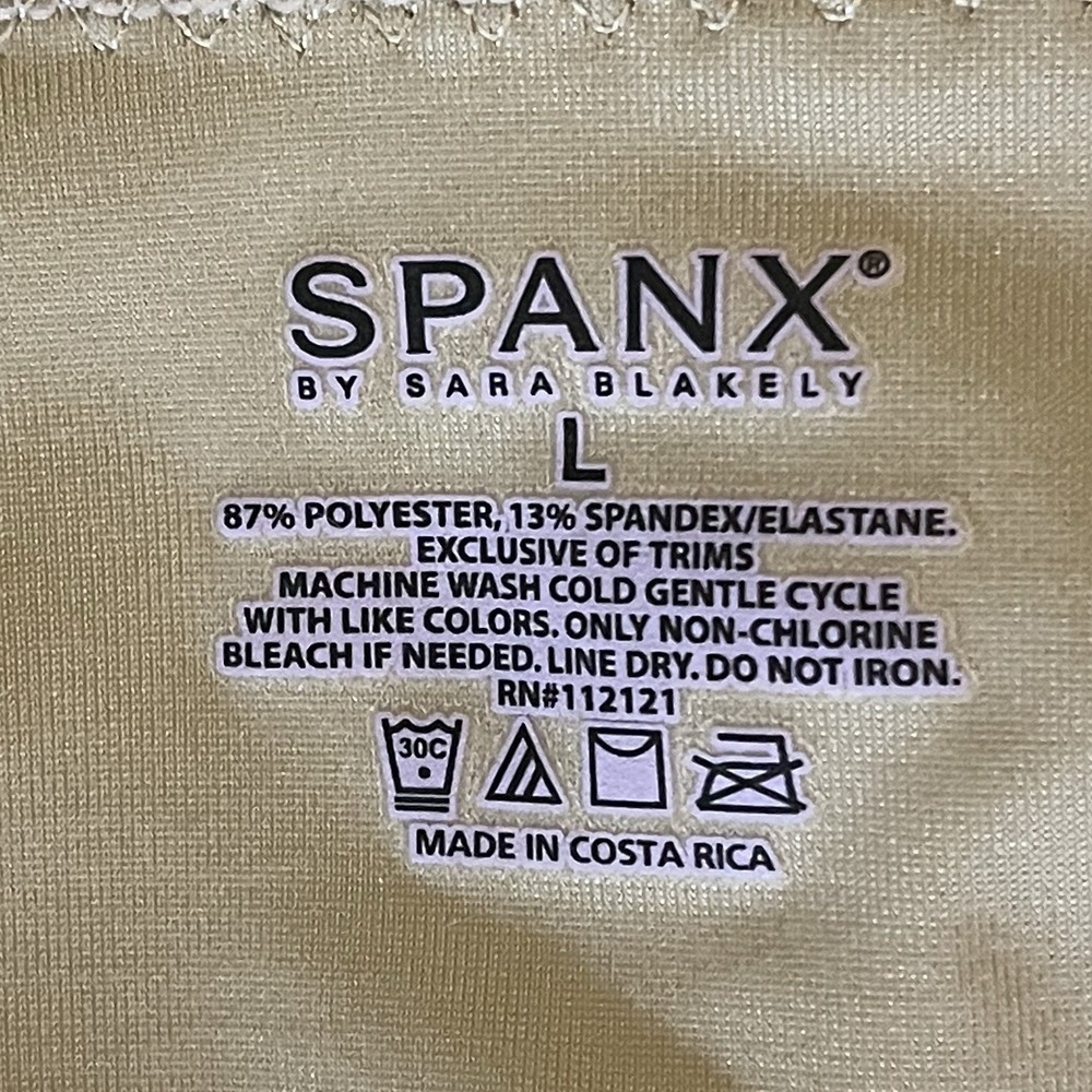 SPANX Strapless Body Shaper Slip Women's Size Large Beige‎ Nude Skin Tone - Picture 4 of 4